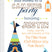 camping birthday party invitations teepee campout design