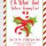 christmas birthday invitations red white candy cane theme