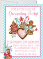 christmas cookie decorating birthday invitations holiday baking design