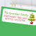 christmas tree address labels personalized holiday return labels