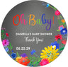 colorful fiesta favor stickers