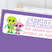 cute robot kids return address label
