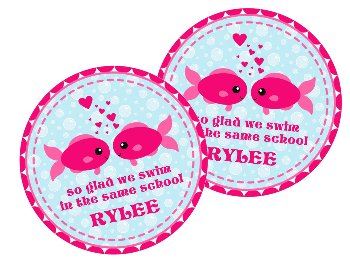 cute school valentine labels