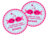 cute school valentine labels
