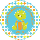 Dinosaur Party Birthday Stickers