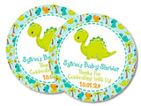 Dinosaur Baby Shower Stickers