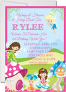 fairy birthday party invitations enchanted garden design