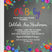 fiesta baby shower invitations colorful floral design