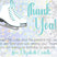 figure skating thank you notes pink and blue theme