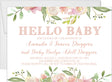 floral sip and see invitations peach watercolor flower design