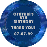 Galaxy Birthday Stickers