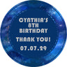 Galaxy Birthday Stickers