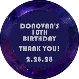 Galaxy Birthday Stickers