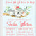 girl koala baby shower invitations blush greenery theme