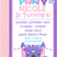 girls bounce house birthday party invitations