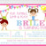 girls gymnastics invitation cards