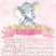 girls pink elephant baby shower invitations pastel watercolor floral design