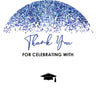 Confetti Graduation Stickers