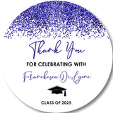Confetti Graduation Stickers