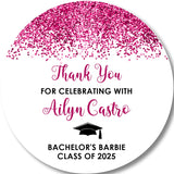 Confetti Graduation Stickers
