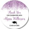 Confetti Graduation Stickers