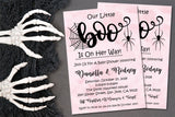little boo baby shower invitations for boys