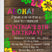 luau birthday party invitations tropical hibiscus design