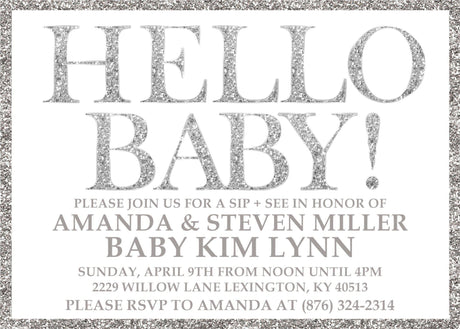 minimalist baby invitation cards newborn welcome style