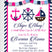 nautical baby shower invitations pink navy anchor design