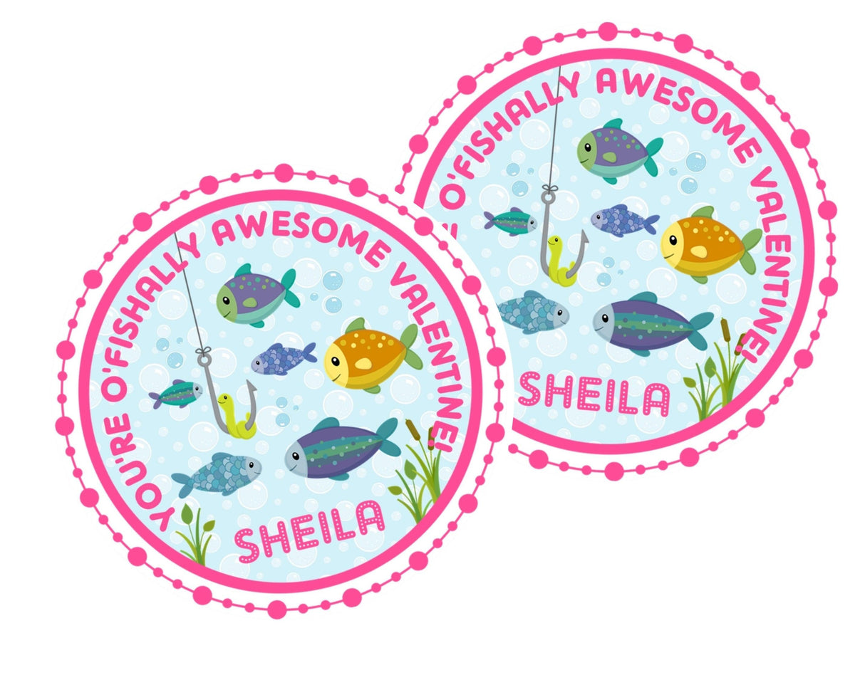o’fishally valentine sticker