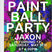 paintball birthday invitations graffiti gaming theme
