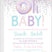 pink blue lavender donut baby shower invitations sweet treats theme