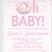 pink donut baby shower invitations sweet treats theme
