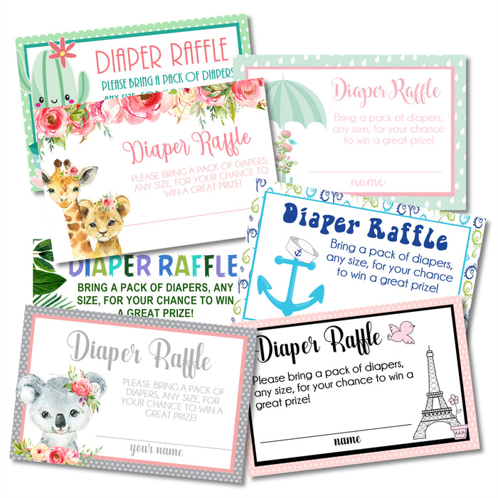 printable diaper raffle tickets download