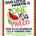 red black one in a melon birthday invitations summer party theme
