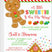 red candy cane baby shower invitations christmas sweets theme