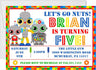 robot themed birthday invitations playful futuristic theme