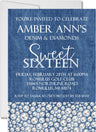 sparkling denim birthday invitations western glam theme