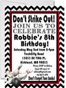 strike up some fun invitations retro bowling alley theme