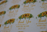 Sunflower Baby Shower Stickers
