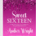 sweet 16 invitations hot pink drip design
