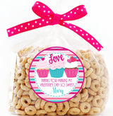 thanks for making my valentine sweet sticker