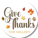 Thanksgiving Give Thanks Stickers
