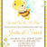 what will it bee invitations sunflower bee design