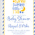 yellow blue star baby shower invitations celestial theme
