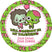 zombie kids valentine treat bag label