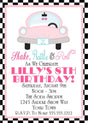 1950's Sock Hop Birthday Party Invitations