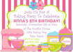 Baking Birthday Party Invitations