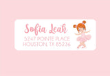 Ballet Address Labels