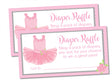 Ballet Diaper Raffle Tickets